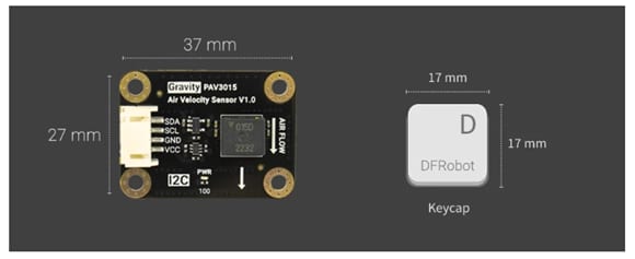 DFRobot Gravity PAV3015 Air Velocity Sensor